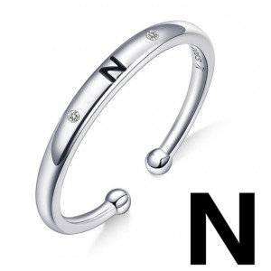 Кольцо "Буква N", С4996
