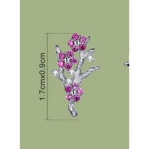 Сережки "Квітуча сакура", С5025