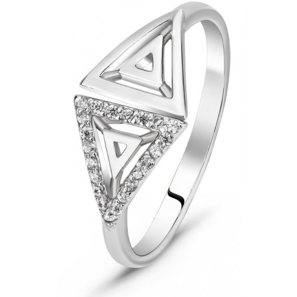 Серебряное кольцо с цирконием "Ruvas fashion", С5065