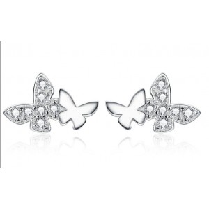 Срібні сережки "Метелики", С5095