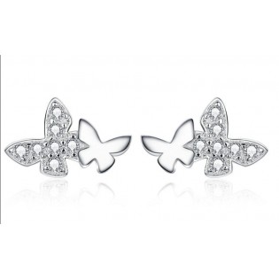 Срібні сережки "Метелики"