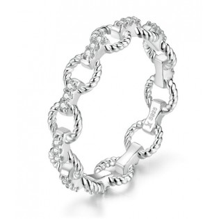 Срібний перстень "Мотузки"