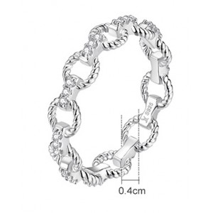 Срібний перстень "Мотузки", С5194