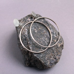 Массивные серьги кольца, С5646