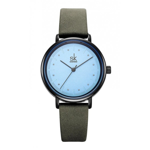 Женские часы SK, голубые, С5726