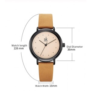 Жіночий годинник SK, коричневі, С5728