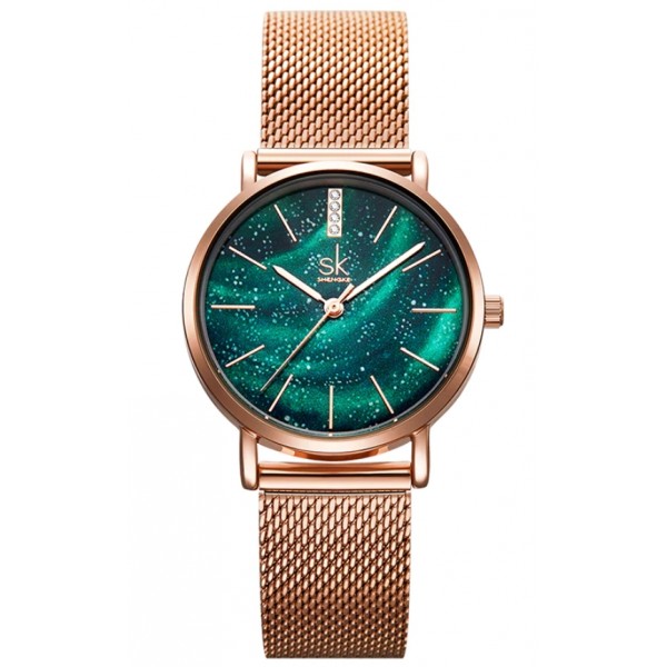 Женские часы SK, зеленые, С5741