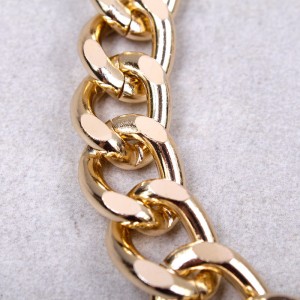 Ожерелье-чокер массивный, золотистый 3.5 мм, С5158