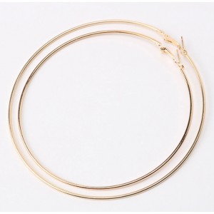 Женские серьги-кольца, золотистые, С5831