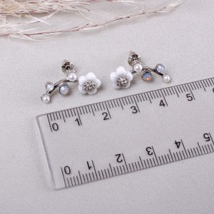 Жіночі сережки Кафи "Квітка", С5889