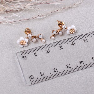 Жіночі сережки Кафи "Квітка", С5890