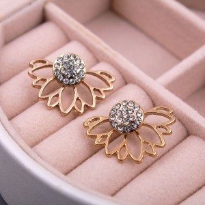 Жіночі сережки Кафи "Квітка", С5910