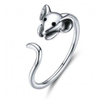 Срібний перстень "Мишка"