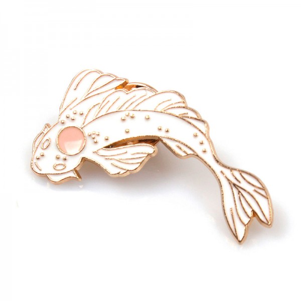 Женская брошь "Золотая рыбка" , С6086