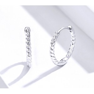 Срібні сережки "Кільця", С6121