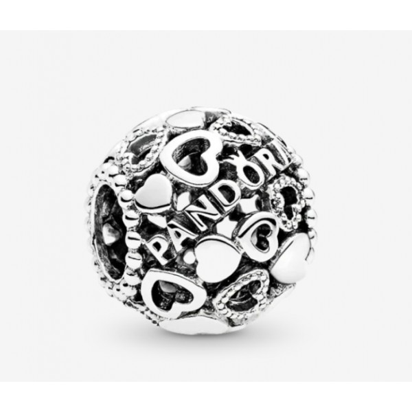 Срібний шарм "Серця", С6139