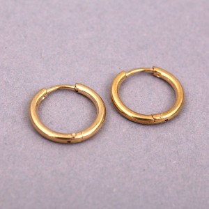 Сережки "Кільця конго "золотисті, С6425