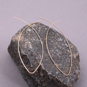 Сережки женские, золотистые, С6515