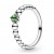 Срібний перстень "Зелений камінь"