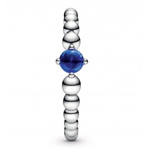 Срібний перстень "Синій камінь", С6552