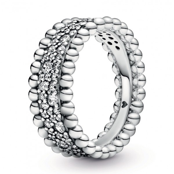 Серебряное кольцо "Паве " , С6556