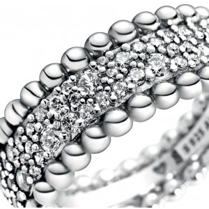 Срібний перстень "Паве", С6556