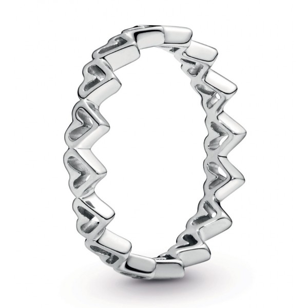 Срібний перстень "Серця", С6667