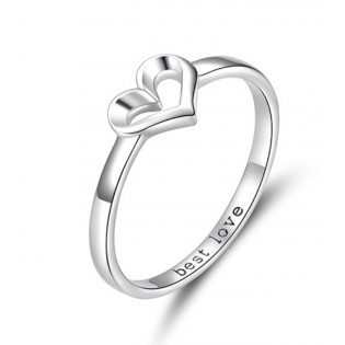 Серебряное кольцо "Лучшая любовь"