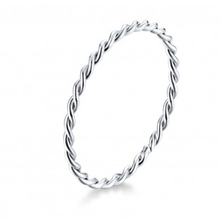 Серебряное кольцо "Плетение"