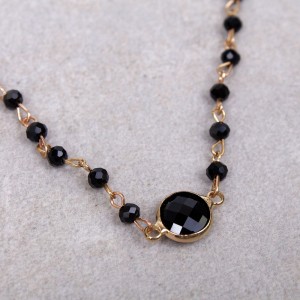 Ожерелье-чокер, черный , С7073
