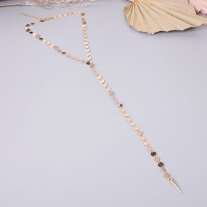 Женский кулон цепочка-галстук, С7079