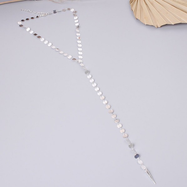 Женский кулон цепочка-галстук, С7080