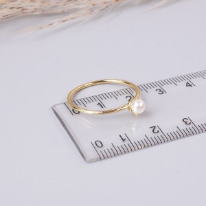 Женское кольцо "Жемчуг", С7085