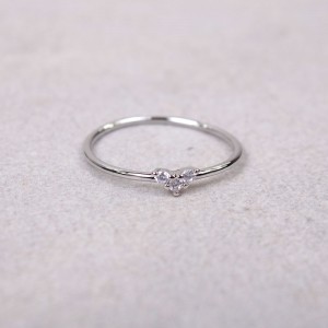 Женское кольцо "Minimal Heart", С7086
