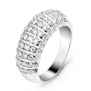 Серебряное кольцо с цирконием "Пелагея"