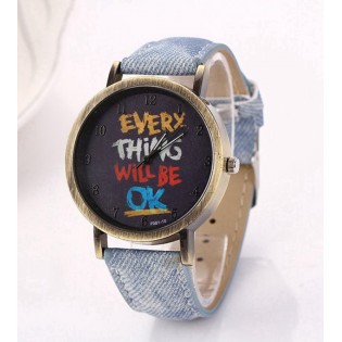 Жіночий годинник "LVPAI", блакитні