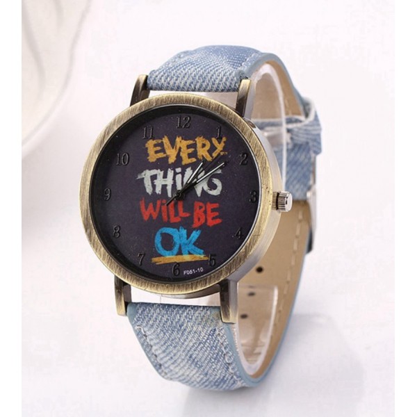 Жіночий годинник "LVPAI", блакитні, С7245