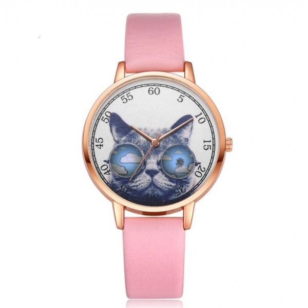 Часы женские "LVPAI", розовые, С7255