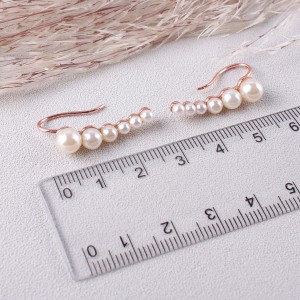 Сережки Кафи жіночі "Перли", С7521