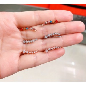 Сережки Кафи жіночі "Сяйво", С7528
