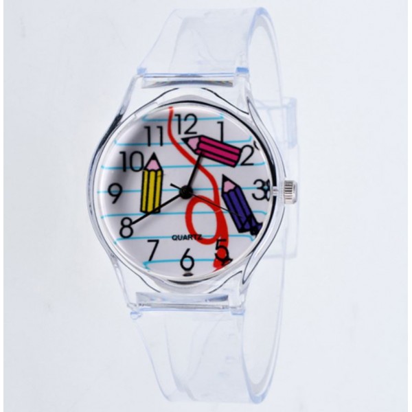 Часы женские, прозрачные , С7597