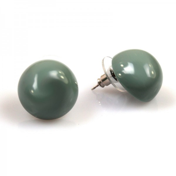 Сережки круглі зелені, С7671