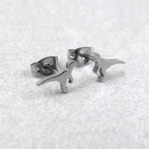 Жіночі сережки гвоздики "Динозавр", С7758