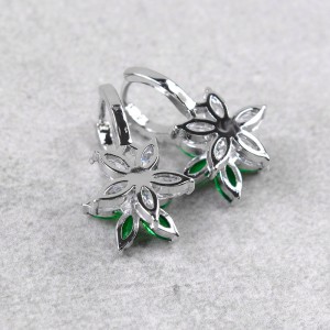 Сережки жіночі "Сяючий квітка", С7850