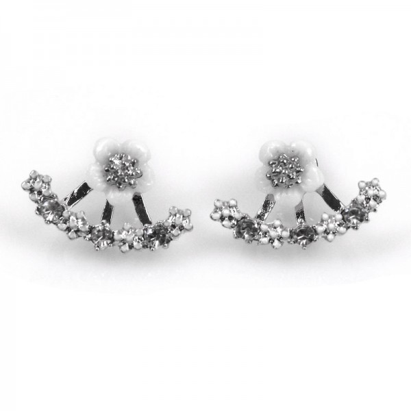 Жіночі сережки Кафи "Квітка", С7855