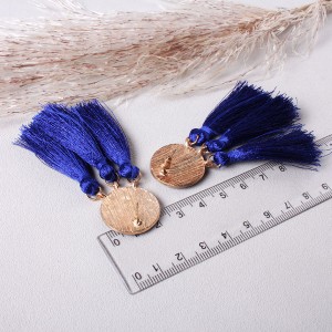 Сережки жіночі пензлика, сині, С7912