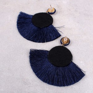 Сережки жіночі пензлика, сині, С7917