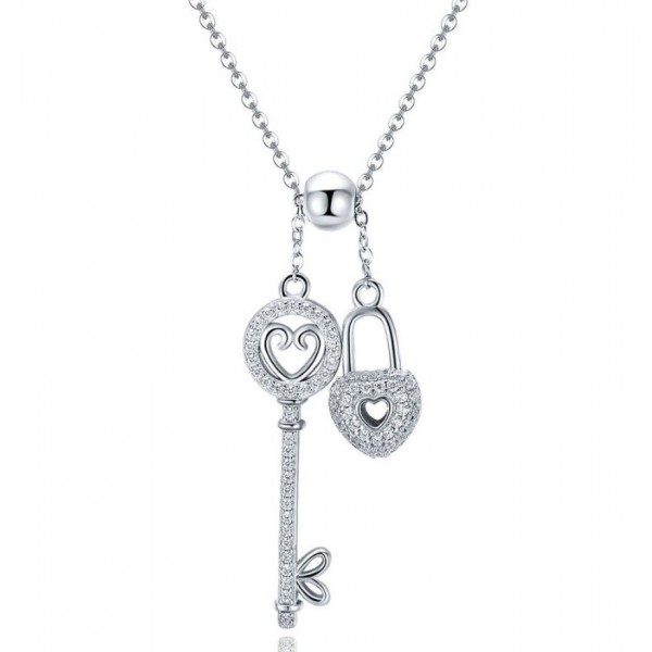 Кулон срібний "Ключ до серця", С8003