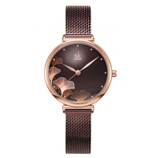 Жіночий годинник "SK", коричневі