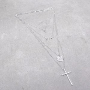 Ожерелье цепочка с крестиком, С8163